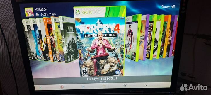 Xbox 360 slim freeboot 500g