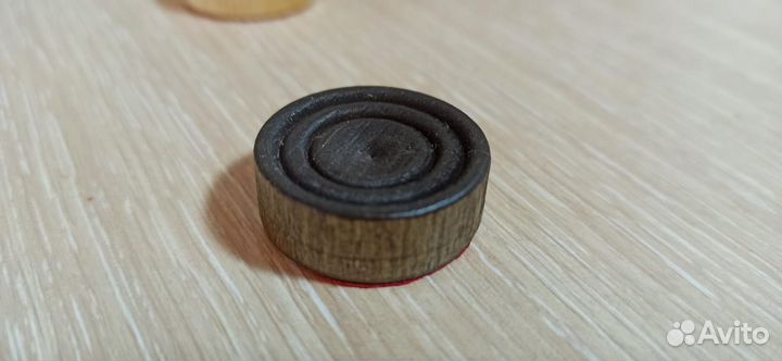 Деревянные шашки фишки для нард 28*10 мм