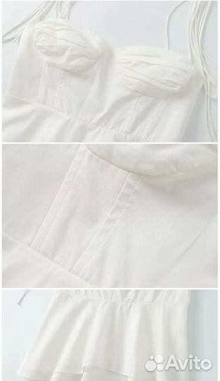 Топ с чашечками на завязках