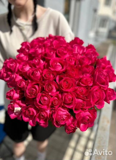 Цветы букеты с доставкой роза101 3175 51