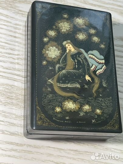 Шкатулки, лаковая миниатюра, Холуй, Федоскино
