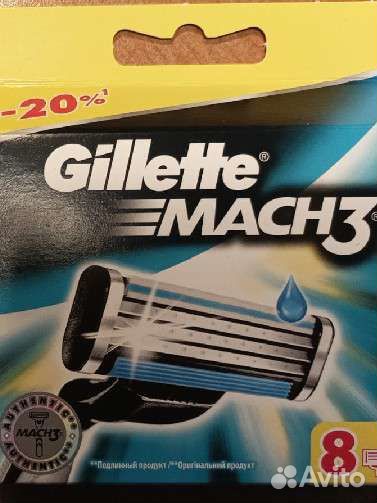 Кассеты Gillette mach3