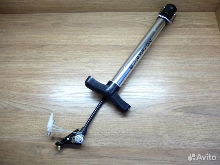 Насос велосипедный, алюмин. корпус, ручка пластик