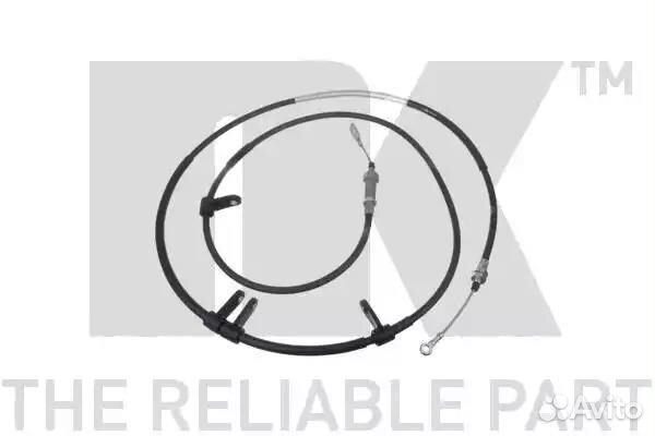 Трос стояночного тормоза передний citroen jumper