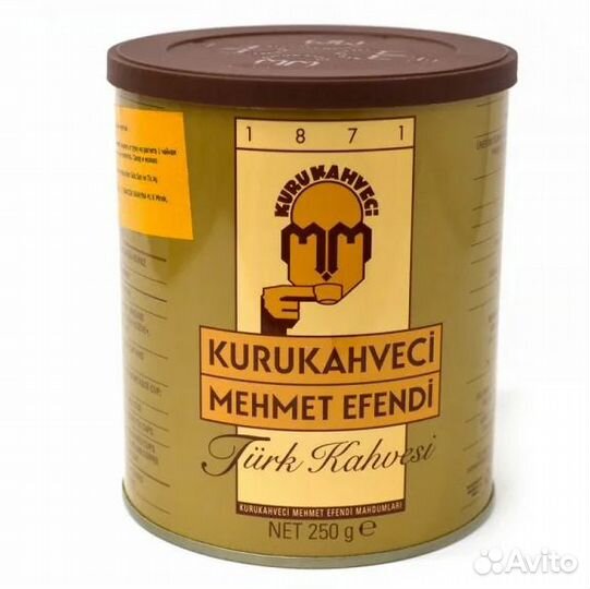 Кофе mehmet efendi 250гр. Стальная банка