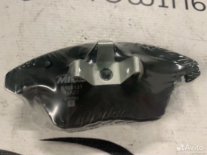 Колодки тормозные передние skoda octavia