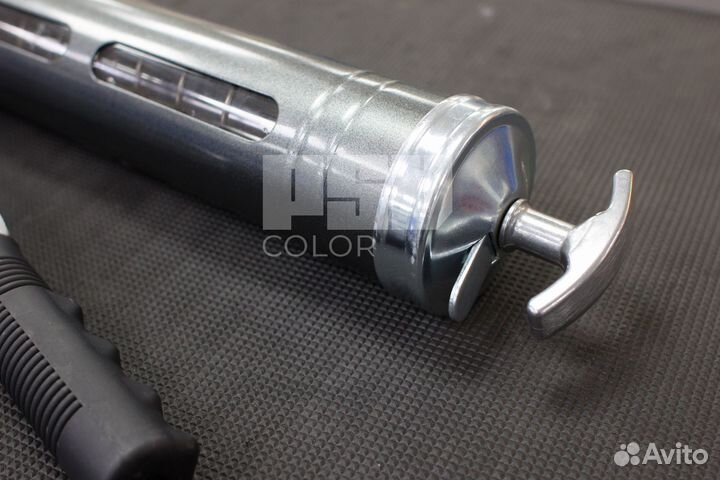 Шприц двухплунжерный для густой смазки, 400 мл