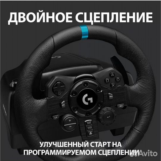 Руль Logitech G923 для PS4/PS5/PC Новый