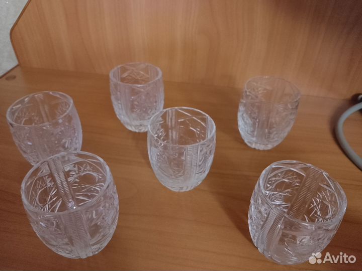 Хрустальные рюмки СССР