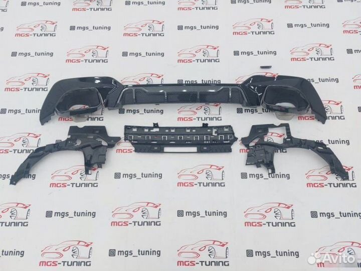 Диффузор + насадки G20 M340 Competition Под карбон