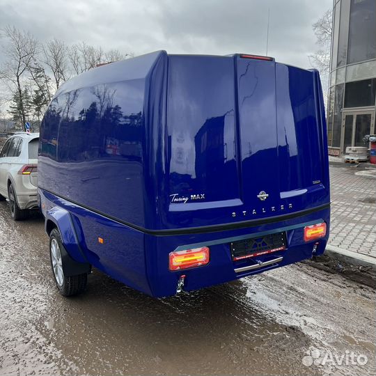 Синий прицеп сталкер Туринг Макс LTD