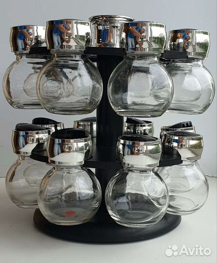 Набор для специй 16 баночек на подставке