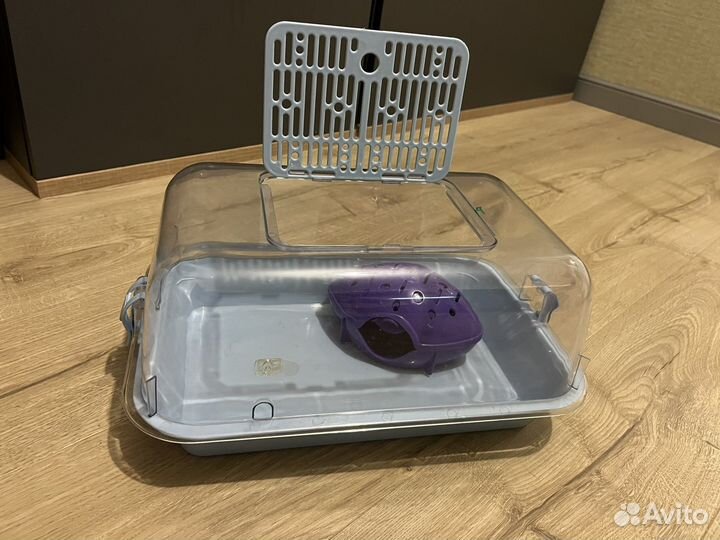 Террариум средний с пласт. дверцей