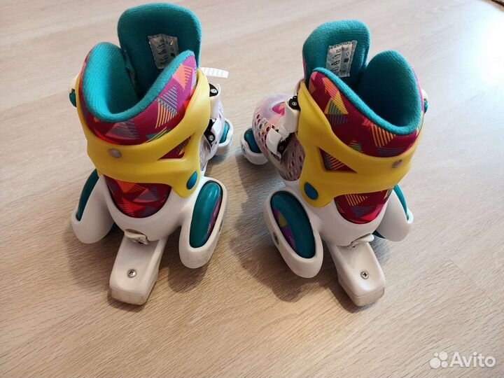 Ролики детские четырехколесные р. 30-33