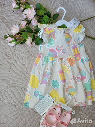 Вещи для девочки,платье hm 80, 86