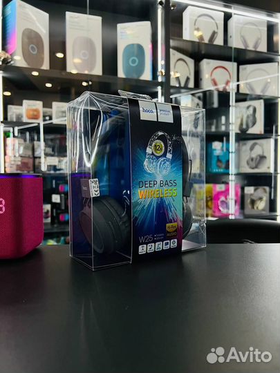 Наушники беспроводные полноразмерные Hoco W25 Gray