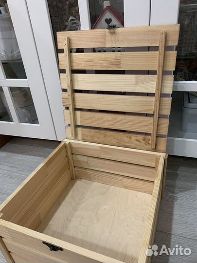 Деревянный декоративный ящик