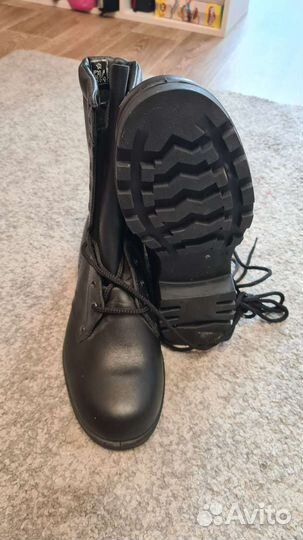 Берцы Фарадей Хромовые офицерские