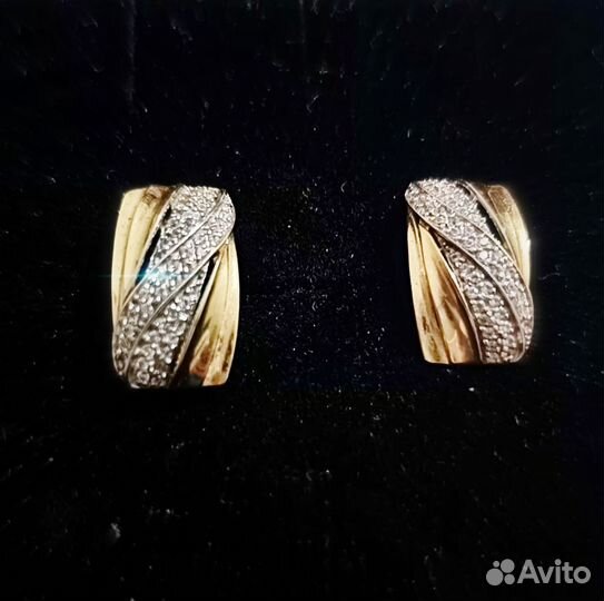 Золотые серьги