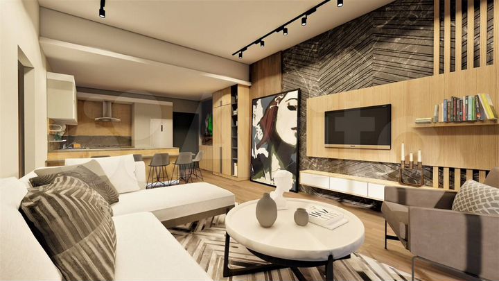 Квартира-студия, 89 м² (Кипр)