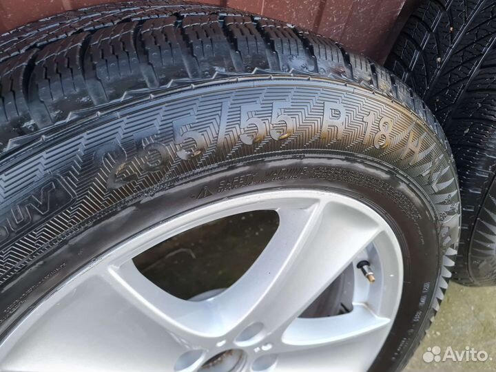 Зимние колеса на X5 r18