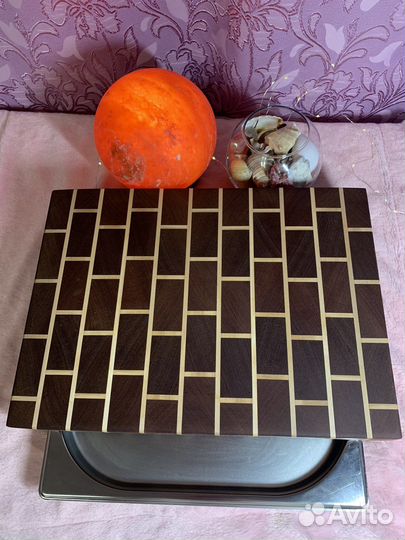 Торцевая разделочная доска с гастроёмкостью