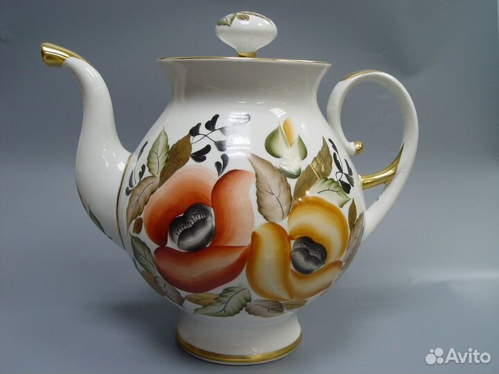 Большой доливной чайник. Ленинград. СССР