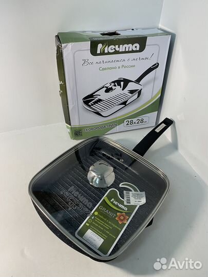 Сковорода мечта С68803 Гранит star 28*28 см с несъ