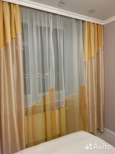 Комплект шторы и тюль