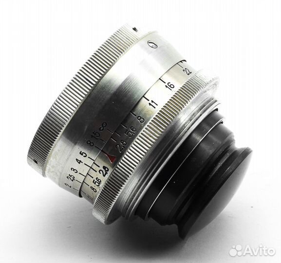 Белый серебряный Юпитер 12 1951г. 2.8/35, в идеале