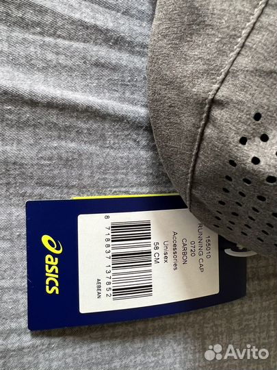 Кепка спортивная Asics Running Cap carbon оригинал