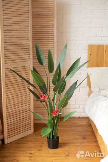 Искусственное дерево Стрелиция Николая с цветами