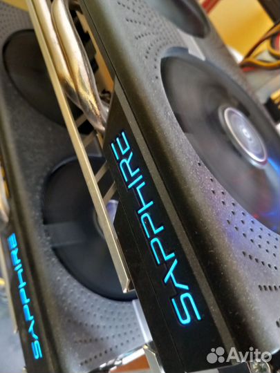 Видеокарта sapphire nitro plus rx 570 4gb 7 штук