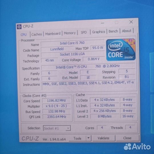Бюджетный пк intel i5 760 4ядра,gtx 750