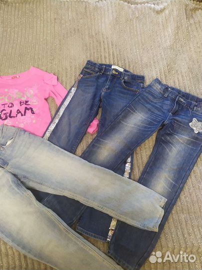 Одежда пакетом для девочки 122 128