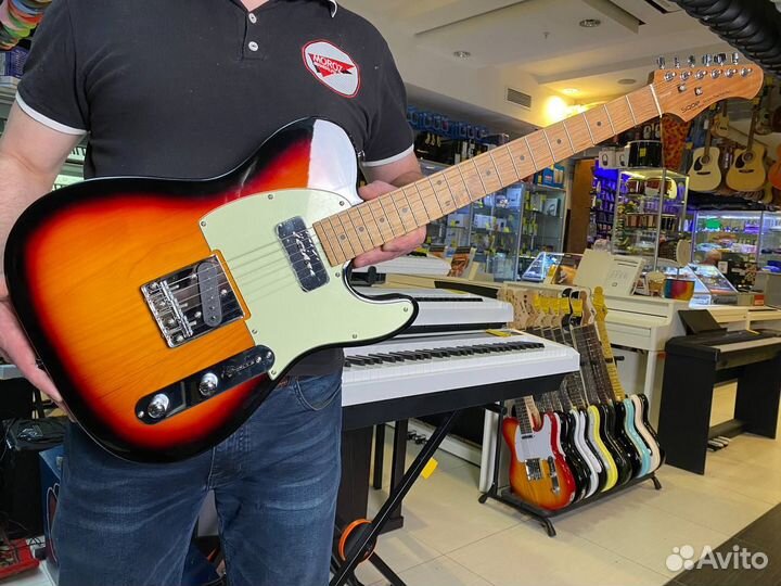 Sqoe SD130 SB электрогитара форма Telecaster