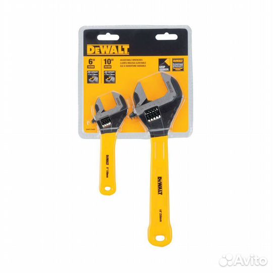 5 Набор разводных ключей Dewalt Dip Grip 2 шт