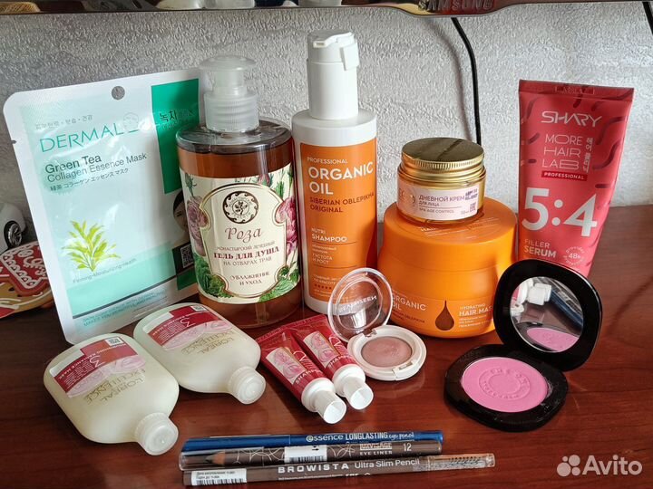 Пакет хорошей косметики немножко бу
