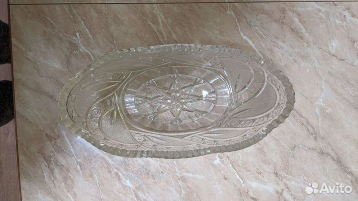 Салатница хрустальная СССР