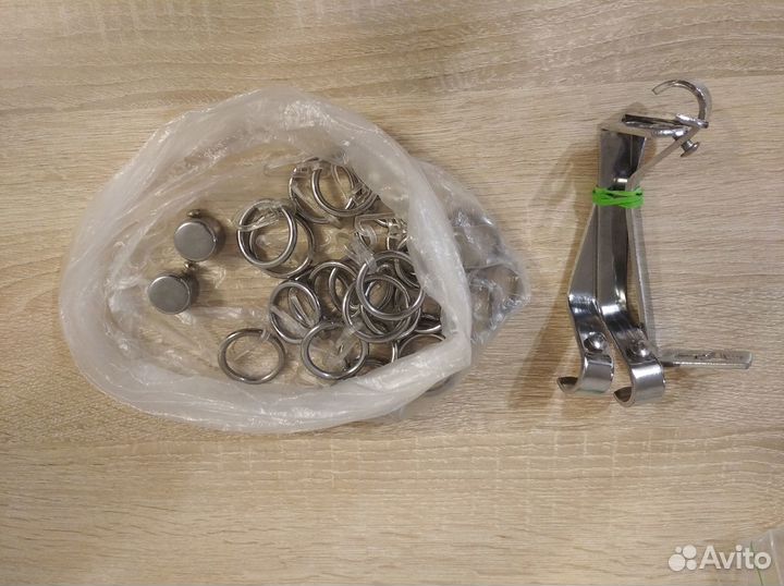 Аксессуары для однорядного карниза