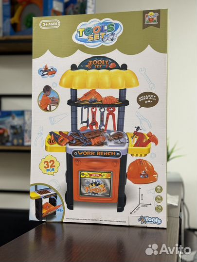 Детский набор инструментов 3 года мальчики