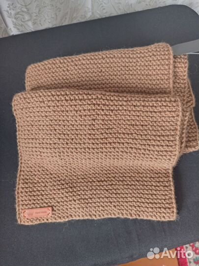 Шарф вязанный длинный ручной работы