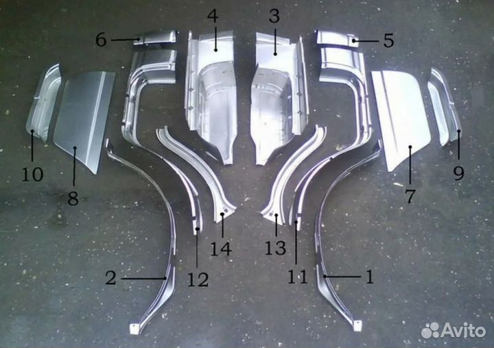Кузовное железо газель
