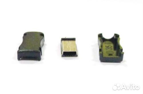 Штекер mini USB 2.0 b 5pin под пайку на кабель