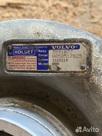 Турбина Holset Volvo HX55