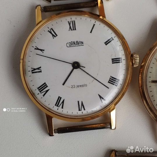 Позолоченные советские часы(ракета,полёт, Вымпел)