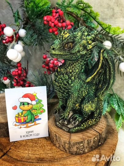 Восковая свеча дракон