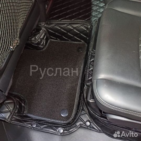 3D коврики из экокожи Audi Q7 4M