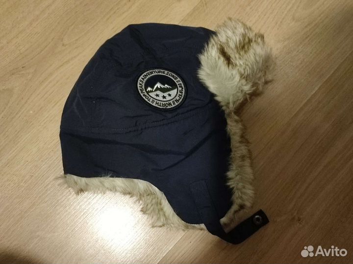 Шапка зимняя ушанка hm 53-55см