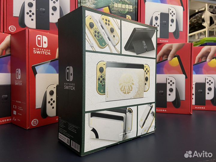 Nintendo Switch Oled Zelda Edition Прошитый